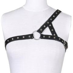 Antonia Black Punk Harness - Corset Revolution