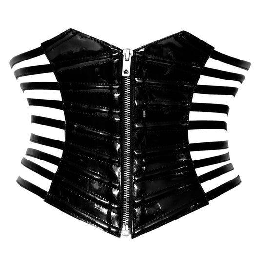 Black Fetish Waist Cincher - Corset Revolution