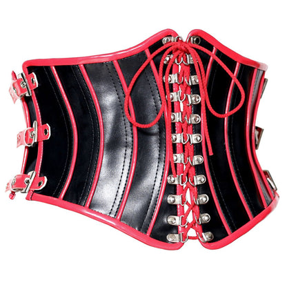 Fetish Waist Cincher In Multi Panels - Corset Revolution