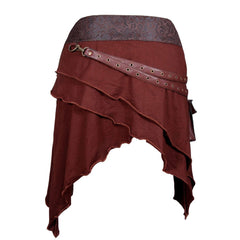 Niger Army Steampunk Cotton Knitted Skirt - Corset Revolution