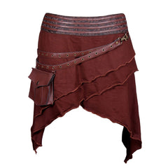 Niger Army Steampunk Cotton Knitted Skirt - Corset Revolution