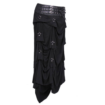 Dusky Gothic Long Knitted Skirt - Corset Revolution