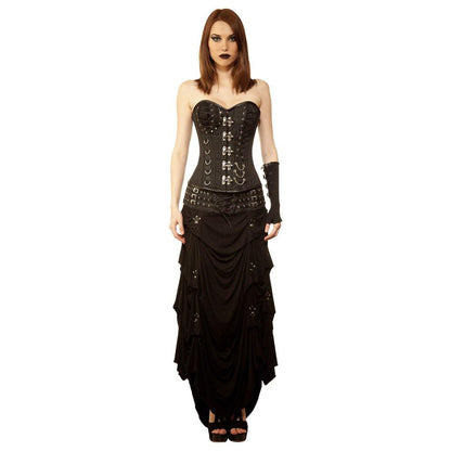 Sofiyko Gothic Authentic Steel Boned Overbust Corset Dress - Corset Revolution