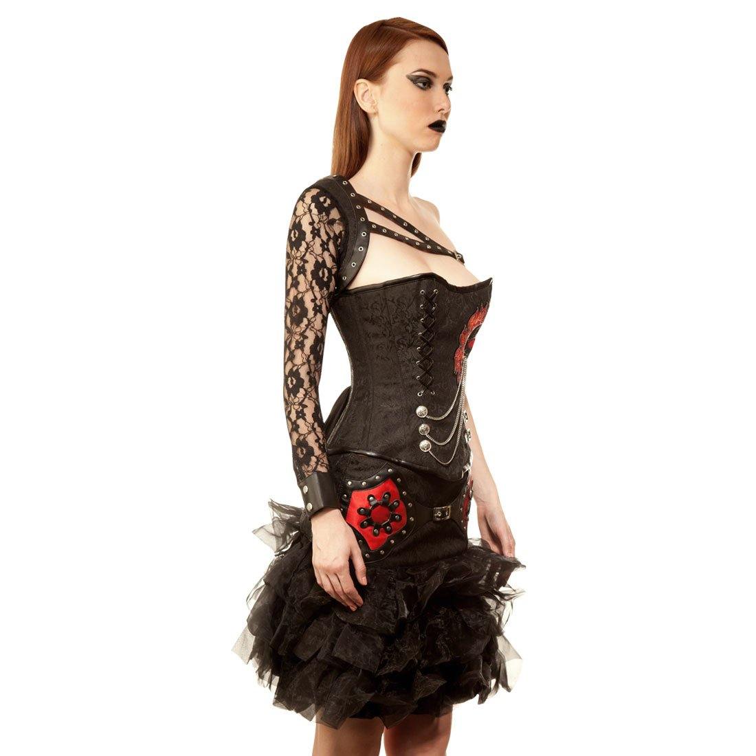 Bohdanko Gothic Authentic Steel Boned Overbust Corset Dress - Corset Revolution