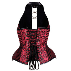 Sandra Gothic Punk Underbust Corset with Halter Bustier - Corset Revolution