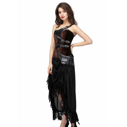 Embrace Steel Boned Punk Corset Dress - Corset Revolution