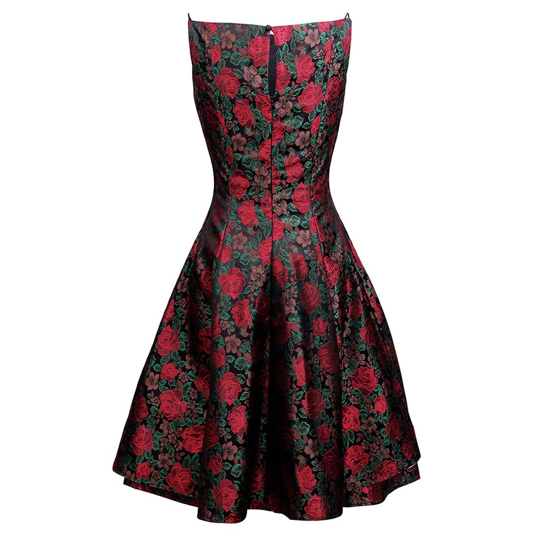 Kazia Floral V-Neck Dress - Corset Revolution