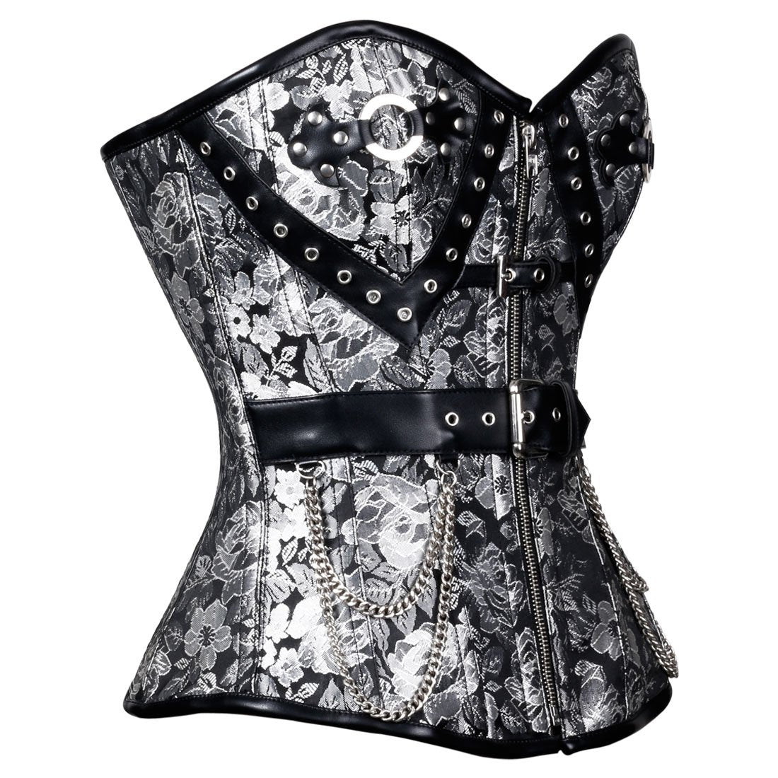 Hephzibah Gothic Authentic Steel Boned Overbust Corset - Corset Revolution