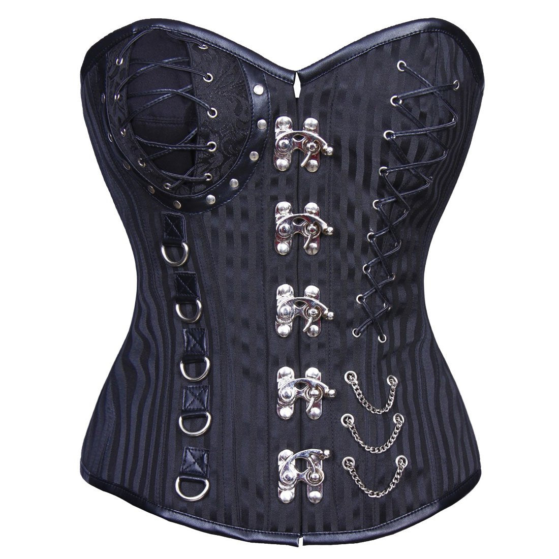 Cadence Gothic Authentic Steel Boned Overbust Corset - Corset Revolution