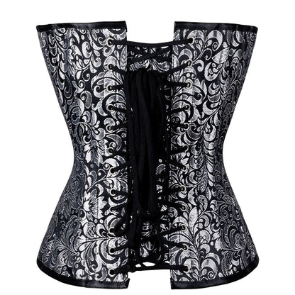 Mahtab Gothic Authentic Steel Boned Overbust Corset - Corset Revolution