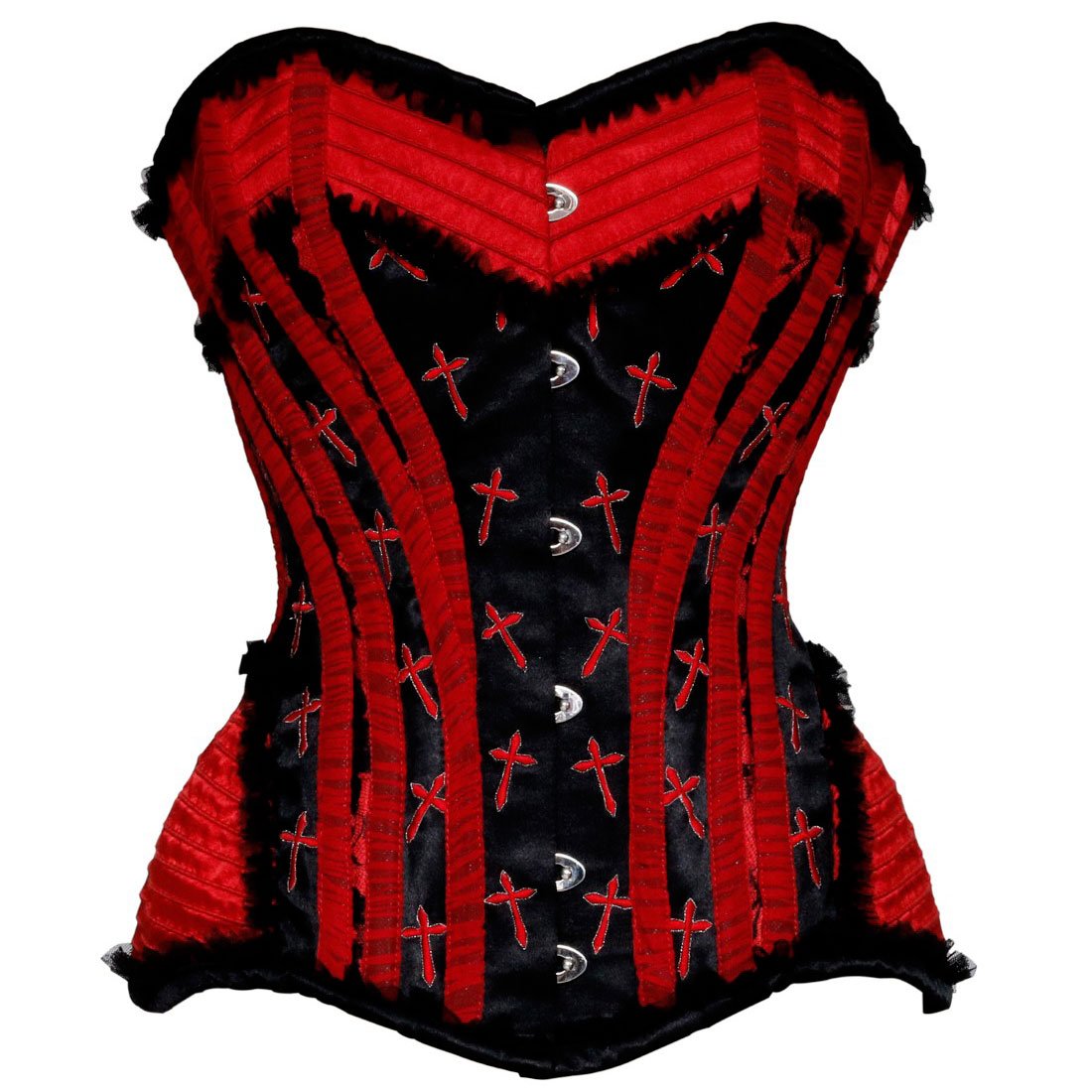 Verdad Gothic Authentic Steel Boned Overbust Corset - Corset Revolution