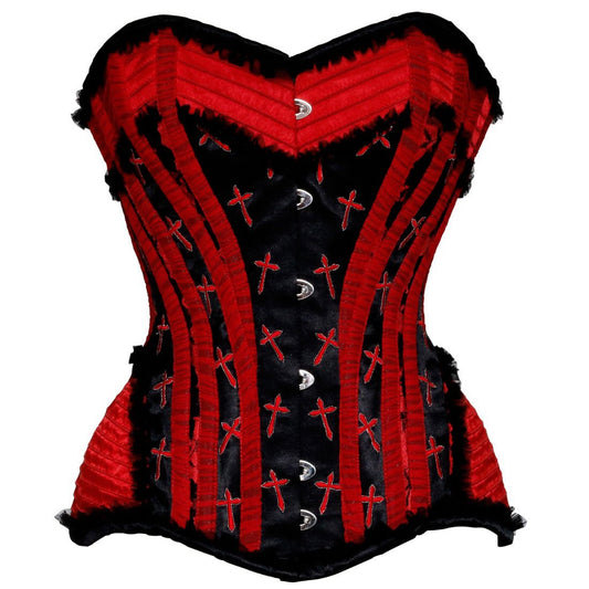 Verdad Gothic Authentic Steel Boned Overbust Corset - Corset Revolution