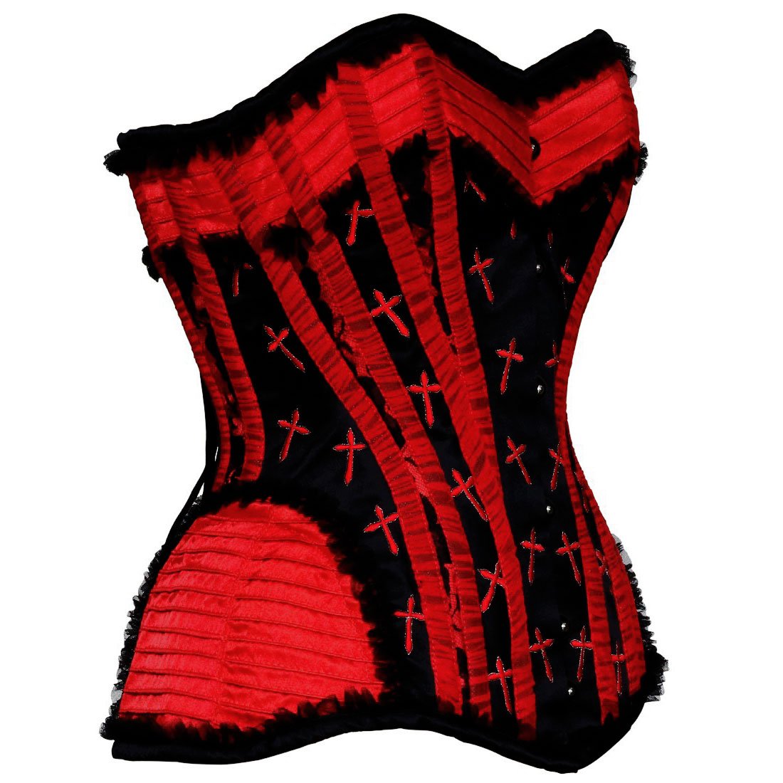 Verdad Gothic Authentic Steel Boned Overbust Corset - Corset Revolution