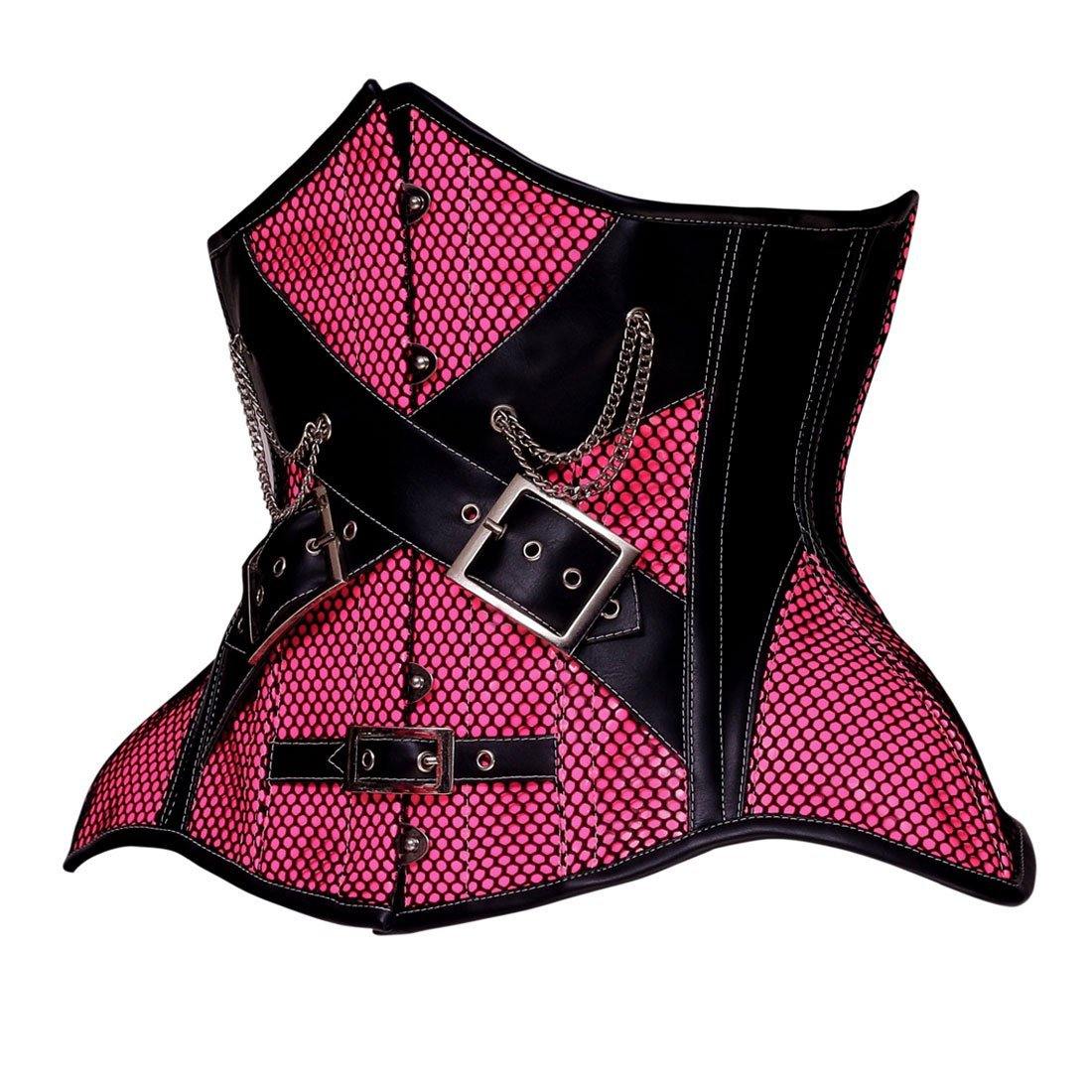 Annalisa Authentic Steel Boned Gothic Punk Underbust Corset - Corset Revolution