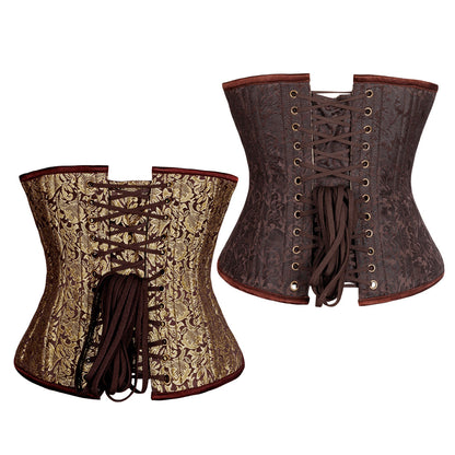 Celitic Authentic Steel Boned Reversible Waist Training Underbust Corset - Corset Revolution