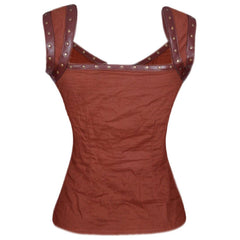 Arianna Steampunk Sleeveless Top - Corset Revolution