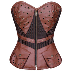 Bustomet Reporter Steampunk Overbust Authentic Corset - Corset Revolution