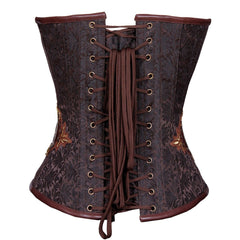 Embroideria Uno Steampunk Overbust Authentic Corset - Corset Revolution