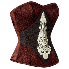 Nannie Steampunk Authentic Steel Boned Overbust Corset - Corset Revolution