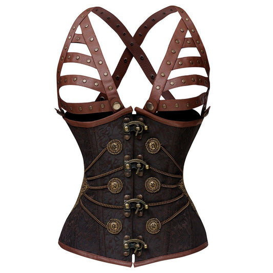 Veronica Authentic Steel Boned Vintage Underbust Corset - Corset Revolution