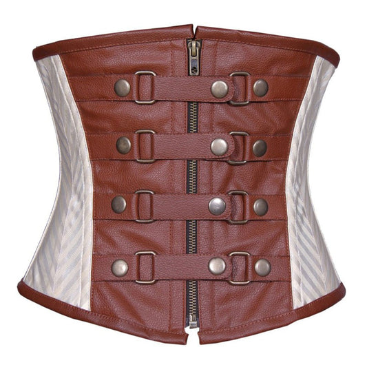 Kristal Steampunk Authentic Steel Boned Underbust Corset - Corset Revolution