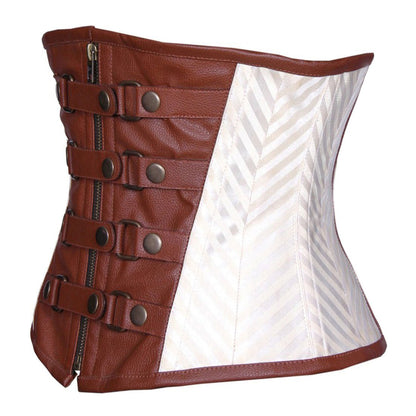 Kristal Steampunk Authentic Steel Boned Underbust Corset - Corset Revolution