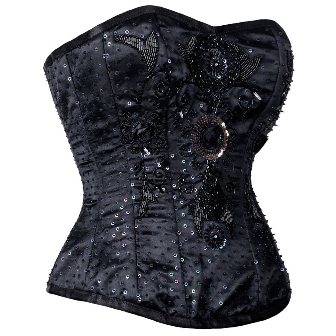 Ursulette Sequined Overbust Corset - Corset Revolution