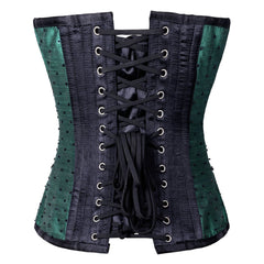 Tanith Silk Beaded Sequined Overbust Corset - Corset Revolution