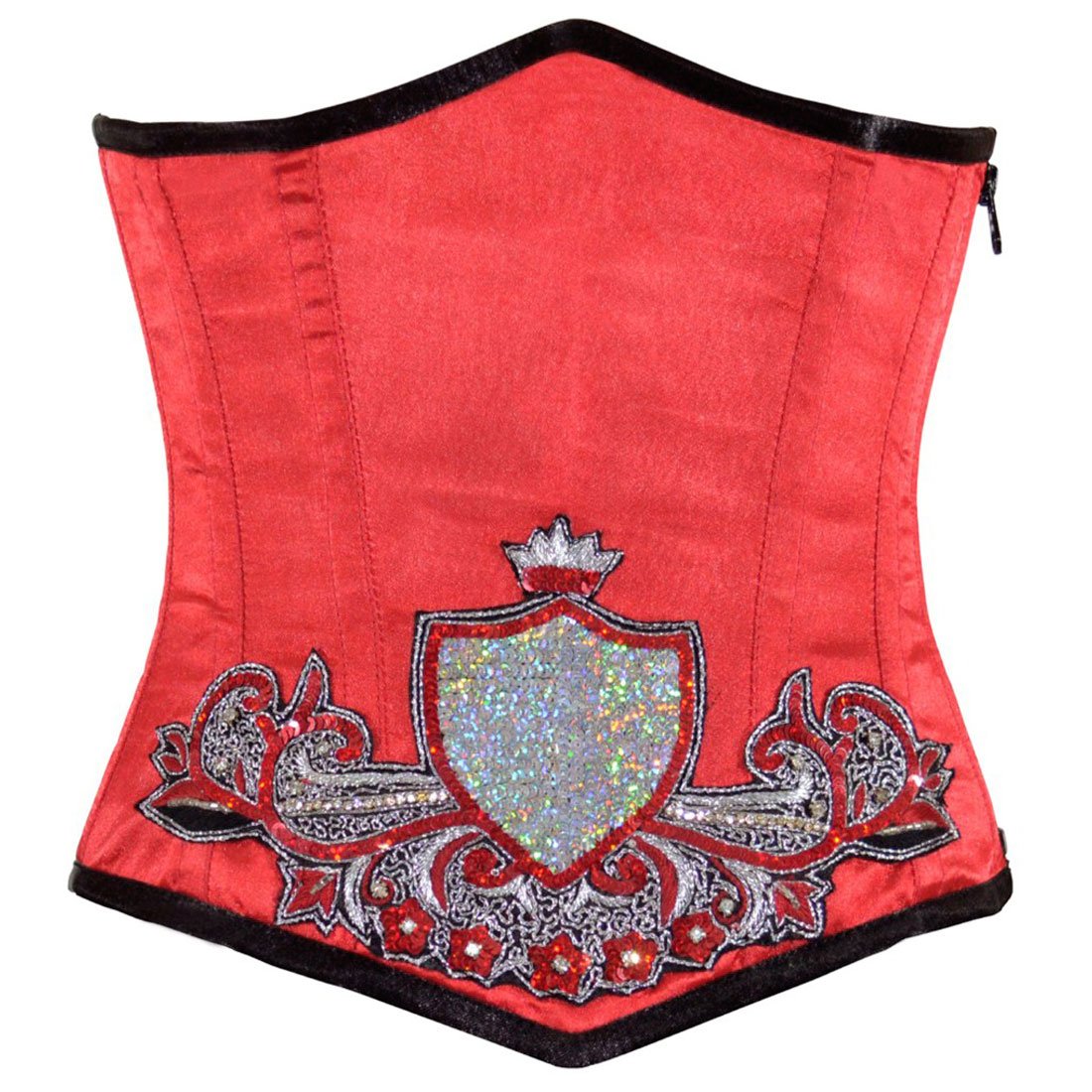 Wanette Underbust Sequined Corset - Corset Revolution