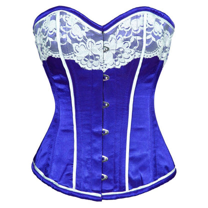 Madge Victorian Magenta Authentic Overbust Corset - Corset Revolution