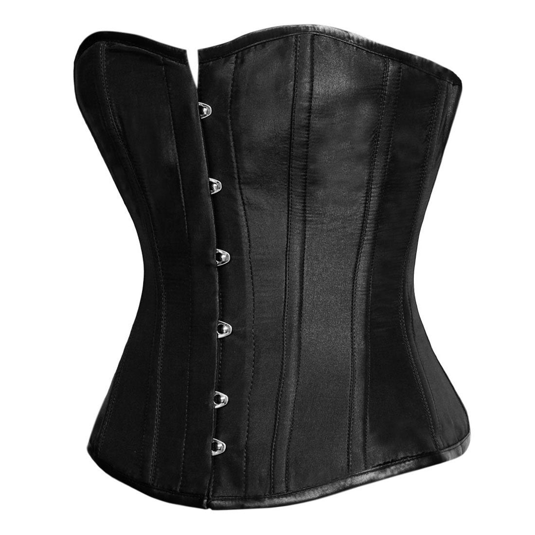 Saasta Fashion Black Overbust Corset - Corset Revolution