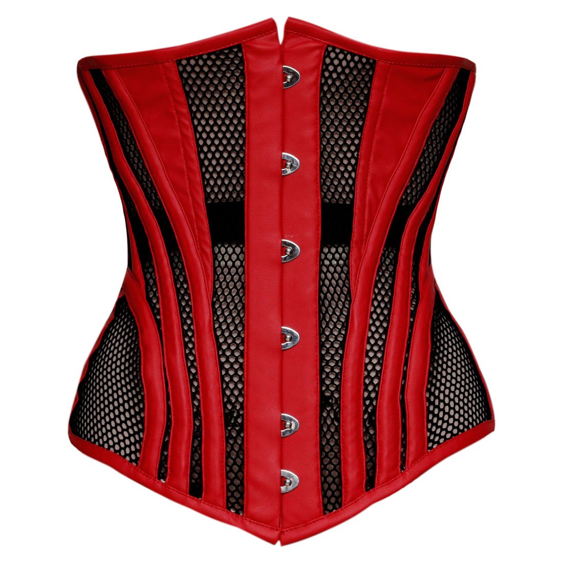 Lachina Authentic Steel Boned Underbust Mesh Corset - Corset Revolution