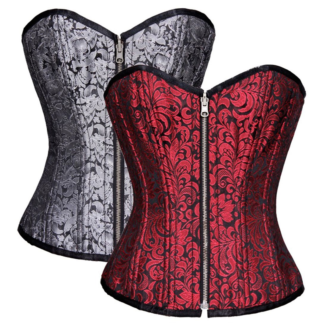 Maarit Reversible Overbust Waist Training Corset - Corset Revolution