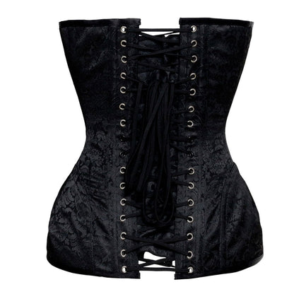 Margo Authentic Steel Boned Waist Training Overbust Corset - Corset Revolution