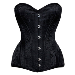 Margo Authentic Steel Boned Waist Training Overbust Corset - Corset Revolution