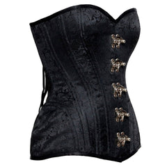 Zhaliy Authentic Steel Boned Waist Training Overbust Corset - Corset Revolution