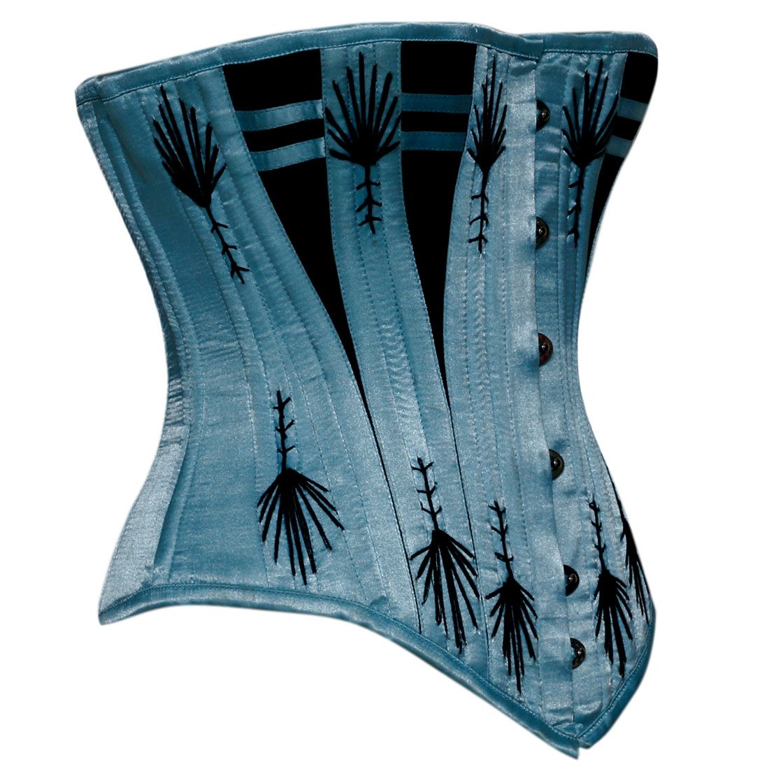 Ekaterina Waist Training Authentic Steel Boned Overbust Corset - Corset Revolution