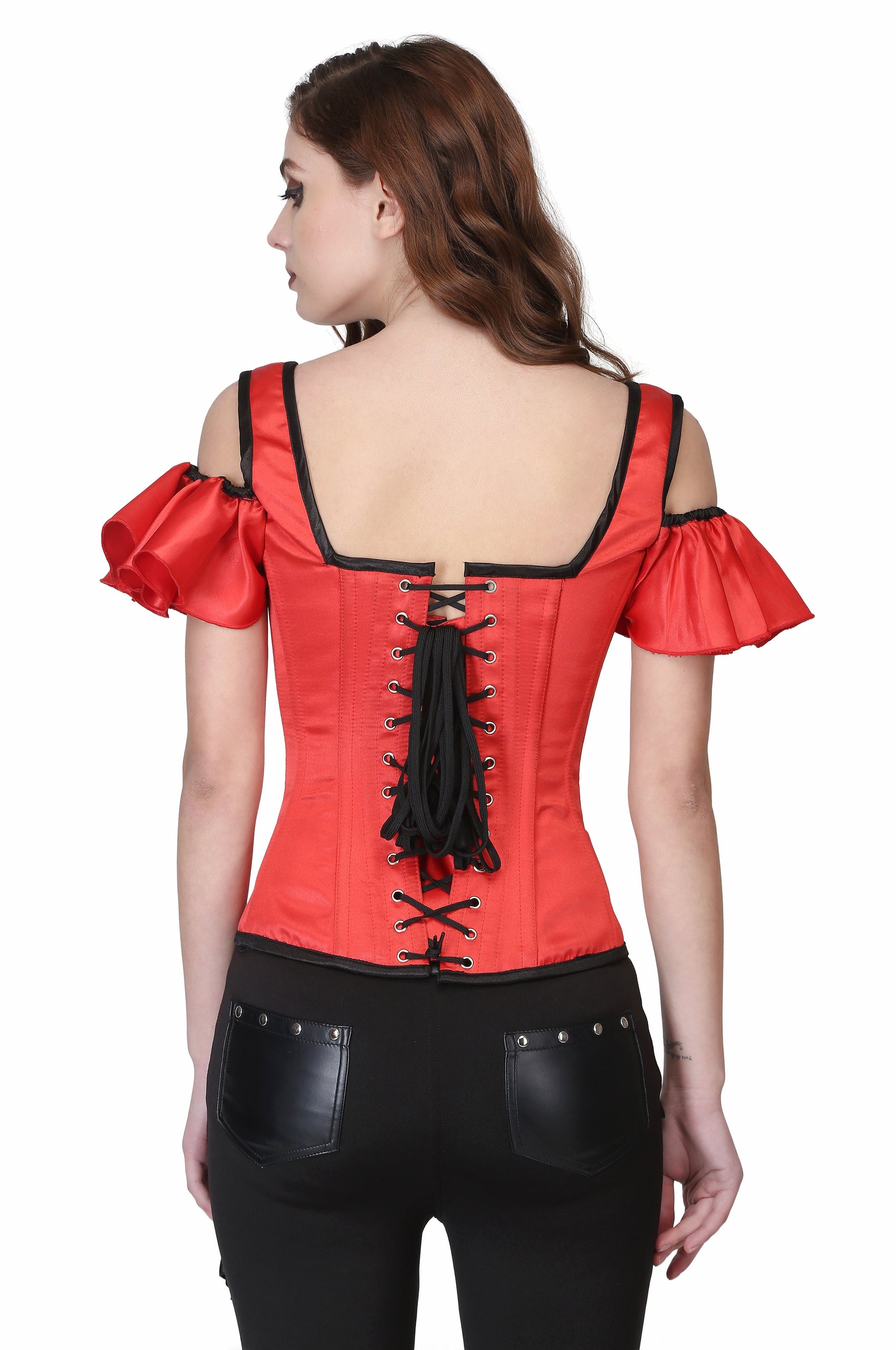 Red Gothic Overbust Corset - Corset Revolution