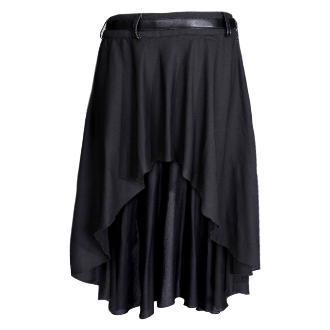 Angelonia Black Rayon Skirt