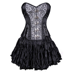 Jagienka Gothic Overbust Corset Dress - Corset Revolution